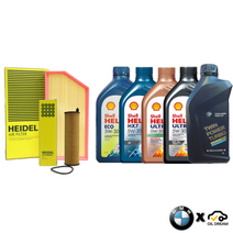 BMW 535i 엔진오일 세트, [F10] 535i (N55), 모빌 올인원 5W30 7L 엔진오일, 오일필터, 7000ml