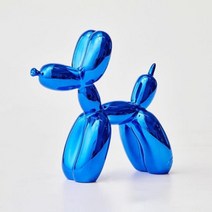 제프쿤스 벌룬독 풍선개 인테리어 소품 8가지 색상 3가지 사이즈, 블루25cm