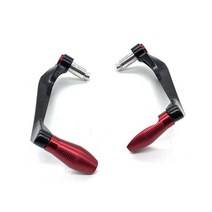 Yamaha R3 R25 Yzf R1 Yzf R6 오토바이 레버 가드 브레이크 클러치 핸들 바 보호대 핸들 바, 08 빨간