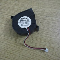 Nidec D05F-12PM DC 12V 0.13A 5CM 50MM 50x50MM 5015 서버 송풍기 냉각 팬, 한개옵션0