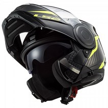 LS2 FF902 시스템 오토바이 풀페이스 헬멧, FF902 BLACK YELLOW