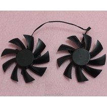 R200 PLA09215B12H 87mm 비디오 카드 듀얼 팬 교체 42mm 12V 0.55A 4 선 핀 EVGA GeForce GTX760 용, 한개옵션0