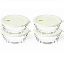 글라스락 스팀볼 원형 310ml 4조 쿠킹볼 330ml 2조세트 4종 모음 냉동밥 밥보관, 4.쿠킹볼(330mlX2P+2P) 4조세트