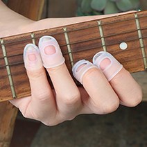 기타 바이올린 핑거팁스 실리콘 손가락골무 1p, 상품선택, 1-핑거팁스-S