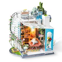DIY 미니어처 만들기 선물 Miniature 미니어쳐 세트 하우스, CHINA, DG12 Dora LOFT