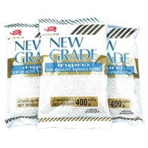 타피오카 펄 400g 뉴그레이드 사고 화이트 TAPIOCA PEARL 유통기한 8월26일, 1팩