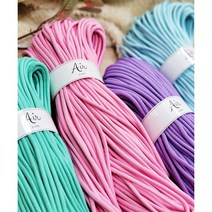 5.5mm 100yard 1kg 대용량 청키 우동실 / 파라코드 우동끈 네트백 뜨기 / 굵은로프 마크라메실, No.8