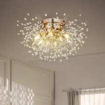 LED 버스커 9등 12등 펜던트 3종 식탁등 크리스탈 엘리사 눈꽃 인테리어 조명, 버스커9등직부+ 콘벌브17B(주광색) 9개