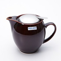 제로재팬 도자기 라운드티팟 1인용 350ml 앤틱브라운 도자기티포트_[230131EA], 본상품선택