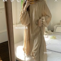 프렌치 원피스 여성 여름 디자인감각 보이핏 볼륨 와이드 루즈핏 슬림핏 밀크 티 러블리 스윗 3623400883
