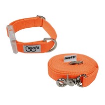 네오핏 초경량 목줄 세트 SET 10 COLOR, 오렌지
