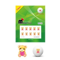 골프공 꾸미기 스티커 라운딩 위치 표시 초보골퍼 선물 비기너 어르신라운딩선물 그림