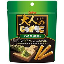 일본 간식 과자 칼비 어른의 감자 와사비 간장 맛 38g × 12봉