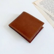 수제 이태리 소가죽 이니셜 각인 핸드메이드 남성 반지갑