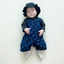마이베베 스마일 멜빵 바지