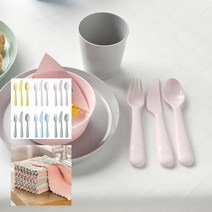 어린이 유아용 식기도구 세트+행주 [이케아정품], 식기도구18종+행주1개