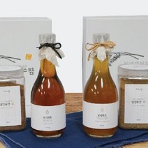 전통 천연발효식초 쾌미 선물세트 현미 파인애플식초 미강 율무 발효효소, 미 선물세트(파인애플 현미식초+율무 발효효소)
