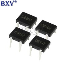 10PCS DB207 DIP-4 브리지 정류기 1000V 2A, 04 DB157 SOP