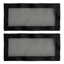 테슬라호환 테슬라 모델 3 y 자동 자동차 벤트 메쉬 커버 컨디셔너 용 시트 안티 블로킹 필터 보호 커버 아래 1 쌍의 자동차 공기 배출구, 검은색