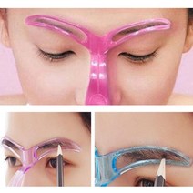 셀프 좌우대칭 눈썹그리기 입체 가이드 다듬기 뷰티 도구 눈썹라인 페이스 뷰티소품 툴 잔털 정리 소품, 1개