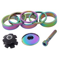 호환 자전거 포크 스페이서. 프론트 와셔. 28.6mm 헤드셋 BMX. 산악 교체 수리. 6 개