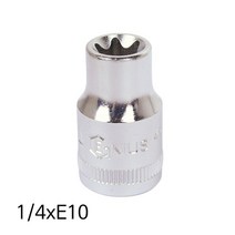 지니어스별소켓 1/4(6.35mm)xE10 전장22mm 소켓-2802EA