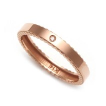 [비앤비골드] 14K 쿠션 모이사나이트 올밴드 남성 반지 RCM38088