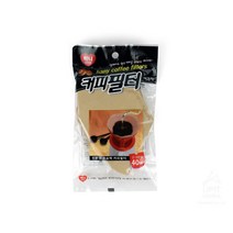 핸드드립 커피필터(2-5인용) 40매 거름종이/커피여과지/커피종이/커피서버/거름망/칼리타필터/거름천/더치커피병/너크박스/커피거름망, 1