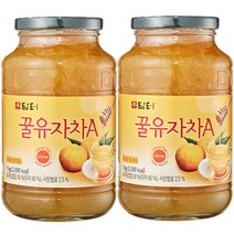 담터 꿀유자차 A 1kg+1kg, 1세트