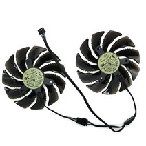 컴퓨터 쿨러 팬 cpu 본채쿨러 PLD09210S12HH 4 핀 냉각 88MM T129215SU 기가바이트 GTX 1050 1060 1070 960 RX 470 480 570 58, [02] T129215SU(2pcs)