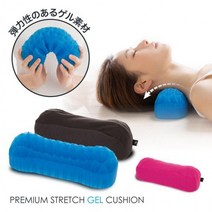 벌집경침 실리콘 쿨목침 경추베개+커버세트 견인 기능성 목베개 Q1082026, 블루+블랙커버