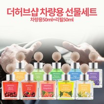 [토마토마토] 더허브샵 자동차 차량용 방향제 디퓨저 선물세트 &_+sn7798EA, 나그네쿠팡 레드프룻