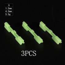 10/50 개/몫 2.2-4.5 미리메터 빛 밤 낚시 플로트 막대 조명 다크 글로우 스틱 액세서리 형광 Lightstick P, 21 3PCS_04 3.5mm