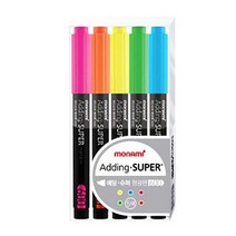 모나미 에딩슈퍼 5색세트(형광펜), 3개