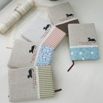 [RA㏓] 캣 미니 다이어리 (5 TYPE) 스케줄러 휴대용 선물용 용플래너 학생 코튼 ▷_§Ea, §§_핑크(도트)