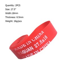 우레탄바퀴 자전거 압력 내부 튜브 우레탄 코팅 나일론 패드 림 타이어 라이너 쿠션 12 29 quot림 스트립 테이프 2 개, [08] 27.5 inches