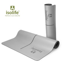 아이소라이프 PU가죽 천연고무 홈트레이닝 친환경 요가매트 3차 리오더