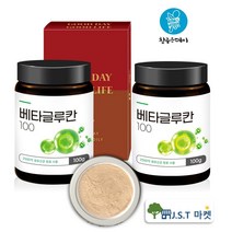 JAU 베타글루칸100 발효 건조 효모 베타글루칸 분말 가루, 2병, 100g