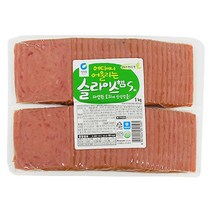 청정원 슬라이스햄S 1kg 1봉지