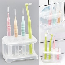 마켓프리 치간칫솔꽂이 치간칫솔홀더 치실홀더 치간칫솔거치대 치실꽂이 치실거치대 치실보관 치실걸이 치실통 치간칫솔통, 1개, 1개