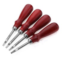 가죽 공예 스카이빙 베벨링 나이프 커팅 핸드 크래프트 도구 엣지 0.8 1.0 1.2 1.5Mm 날카로운 러, 03 1.2mm