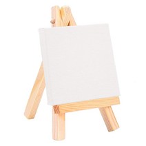 이젤 미술 삼각대 그림 화가 미니 캔버스 및 천연 아트 페인팅 드로잉 공예 용품 선물 홈 장식 세트