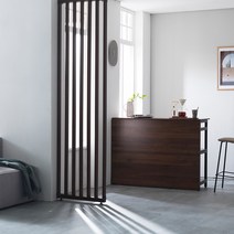 [셀프공간분리+5천원할인] 파로마 리오 높이조절 가벽 인테리어 파티션 400 파티션/인테리어가벽/가벽파티션/가벽인테리어, 블랙