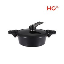 해피콜 진공 ZIN IH 전골냄비 24cm 블랙, 단품