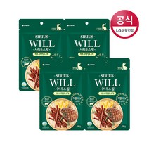 [유니참] LG생활건강 시리우스 윌 비프 스테이크 스틱 100gx4팩, 4개