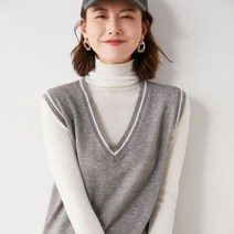 단톤조끼 여자 홈쇼핑 오버핏 뽀글이 경량 패딩 조끼 니트 키작녀 데이트룩 따땃 빅사이즈 아우터