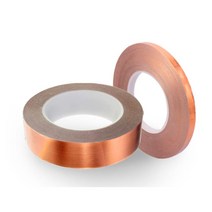 전기전도성 두꺼운 동 구리테이프 50mm 30M 산업용 접점연결용
