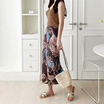 다잇템 여자 그런지 페이즐리 9부 일본풍 팬츠 (8427881)