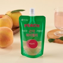 맑은내일 맛있다 가볍다 곤약워터젤리 복숭아 1+1(총 10포), 단품