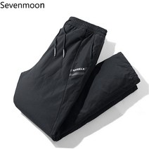 Sevenmoon 남성용 방풍 패딩 팬츠 트레이닝 캐주얼 바지 6653